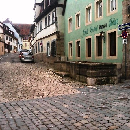 Hotel Schwarzer Adler Rothenburg ob der Tauber Exterior foto