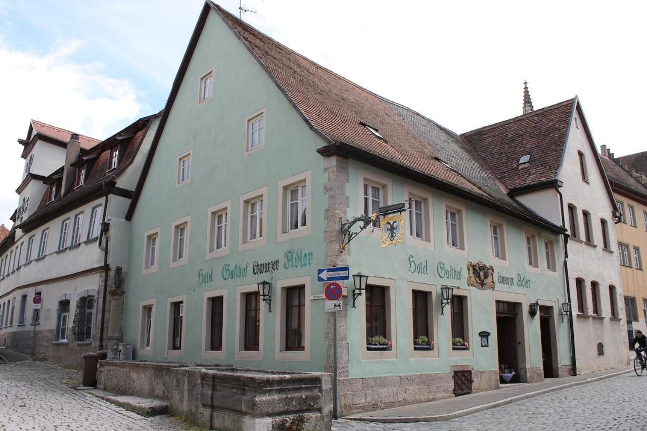 Hotel Schwarzer Adler Rothenburg ob der Tauber Exterior foto